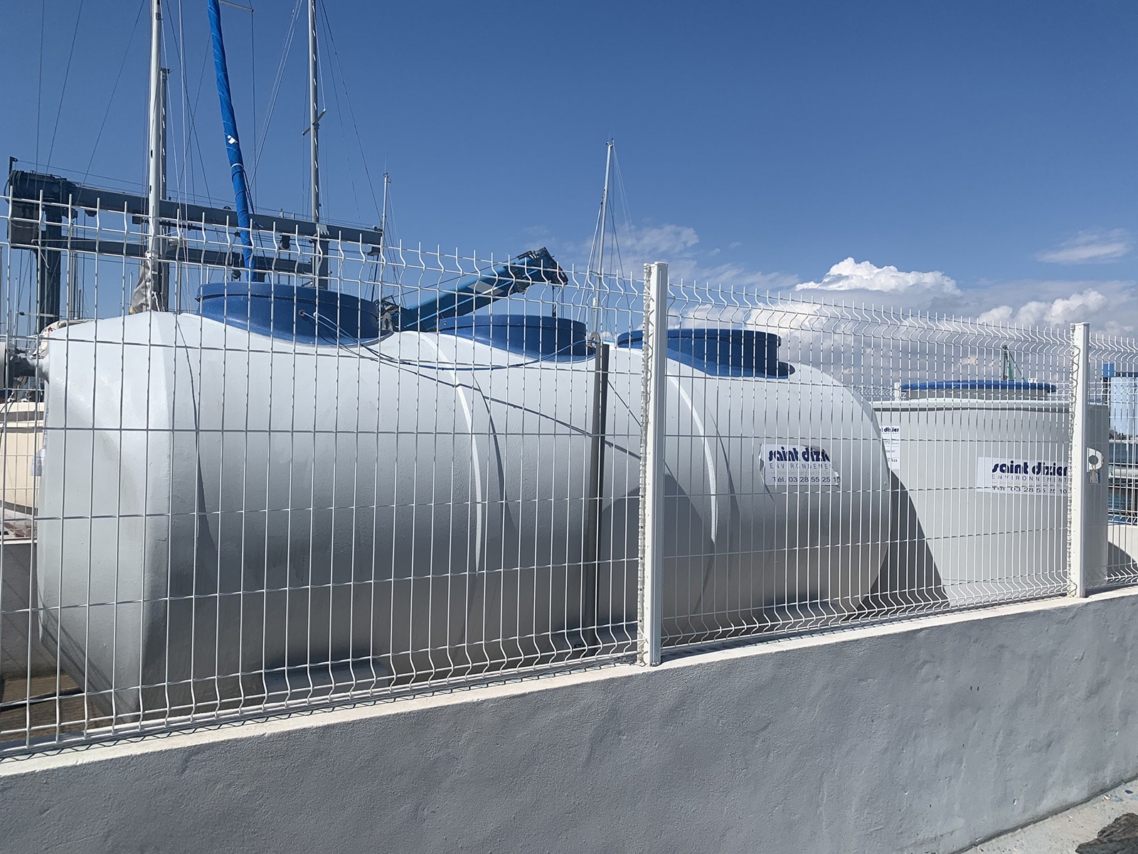 The cleaning & antifouling area