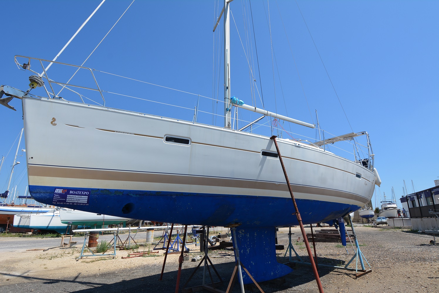 beneteau 373 sailboatdata